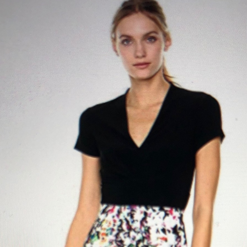 Chetta B Beautiful Black with Floral Maxi Size 12